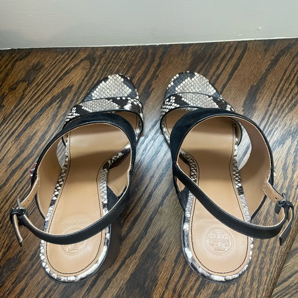 Tory Burch Leather & Suede Sandals (11) - Picture 8 of 11